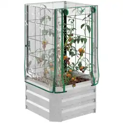 Netto Marken-Discount Outsunny Hochbeet Verzinkter Stahl, kunststoff, Stahl Angebot