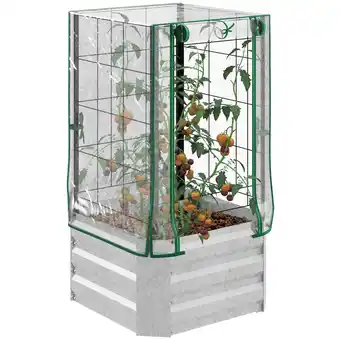 Netto Marken-Discount Outsunny Hochbeet Verzinkter Stahl, kunststoff, Stahl Angebot