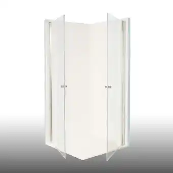 Netto Marken-Discount Duschkabine/ Duschabtrennung Dusbad Vital 2 Pendeltür/ Eckdusche links 800mm rechts 900mm Angebot