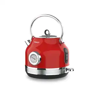 Netto Marken-Discount SOGO RETRO Serie Wasserkocher rot 1.8 L Kapazität Angebot