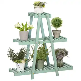Netto Marken-Discount Outsunny Blumenständer Tannenholz Angebot