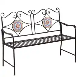 Netto Marken-Discount Outsunny Gartenbank Eisen, Stein Angebot