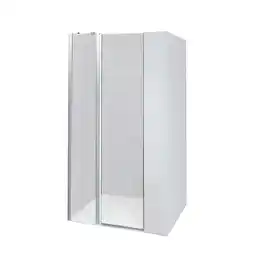 Netto Marken-Discount Duschkabine Dusbad Vital 5 Pendeltür an FT+Seitenwand Anschlag:Links,Breite:90cm Angebot