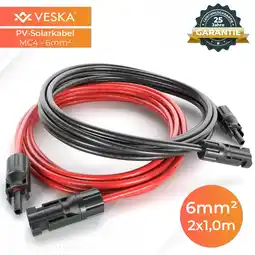 Netto Marken-Discount Solar Kabel MC4 6mm Set -versch. Ausführungen Angebot