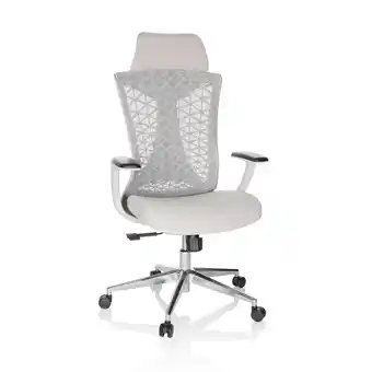 Netto Marken-Discount hjh OFFICE Profi Bürostuhl FALEO W Stoff/Netzstoff mit Armlehnen Angebot