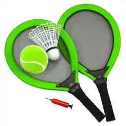 Netto Marken-Discount Jumbo-Tennis-Set, grün Angebot