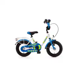 Netto Marken-Discount Bachtenkirch Kinderfahrrad POLIZEI, kristall-weiß/blau/neon, 12 - versch. Ausführungen Angebot