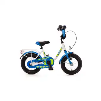 Netto Marken-Discount Bachtenkirch Kinderfahrrad POLIZEI, kristall-weiß/blau/neon, 12 - versch. Ausführungen Angebot