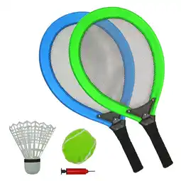 Netto Marken-Discount Jumbo-Tennis-Set, blau/grün Angebot