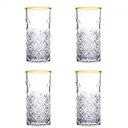 Netto Marken-Discount Timeless Gold 450ml 4er Cocktailglas Angebot