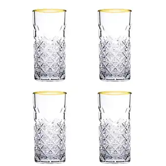 Netto Marken-Discount Timeless Gold 450ml 4er Cocktailglas Angebot