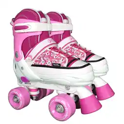Netto Marken-Discount Rollschuhe Quad Style pink-weiß Angebot