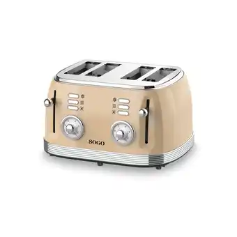 Netto Marken-Discount SOGO RETRO Serie Toaster beige Angebot