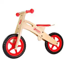 Netto Marken-Discount Best Sporting Holz Laufrad, rot Angebot
