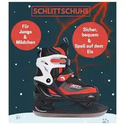 Netto Marken-Discount Schlittschuhe schwarz/rot 30-33 Angebot