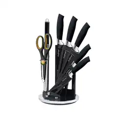 Netto Marken-Discount 8tlg. Messerset Kochmesser schwarz Angebot