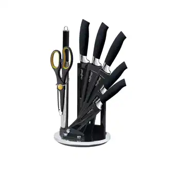 Netto Marken-Discount 8tlg. Messerset Kochmesser schwarz Angebot