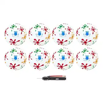 Netto Marken-Discount PVC Ball Toy, 22 cm, Klecks, 8 Bälle Angebot