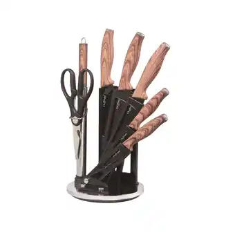 Netto Marken-Discount 8 tlg. Messerset Messerblock Holz Angebot