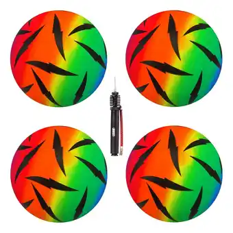 Netto Marken-Discount PVC Ball Rainbow, 22 cm, Blitz, 4 Ball Angebot