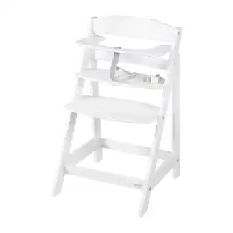 Netto Marken-Discount Treppenhochstuhl 'Sit Up Flex', mitwachsend bis zum Jugendstuhl, Holz weiß lackiert Angebot