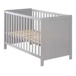 Netto Marken-Discount Baby- & Beistellbett 2in1 'Hamburg' ca. 60x120 cm, taupe, verstellbar, inkl. 5 Schlupfsprossen Angebot
