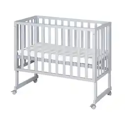 Netto Marken-Discount Stuben- & Beistellbett 3in1 mit Barriere + Matratze, für alle Elternbetthöhen, Holz taupe lackiert Angebot