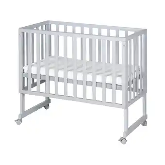 Netto Marken-Discount Stuben- & Beistellbett 3in1 mit Barriere + Matratze, für alle Elternbetthöhen, Holz taupe lackiert Angebot