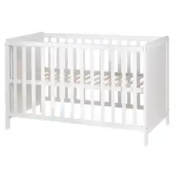 Netto Marken-Discount Baby- & Beistellbett 2in1 'Hamburg' ca. ca. 60x120 cm, weiß, verstellbar, inkl. 5 Schlupfsprossen Angebot