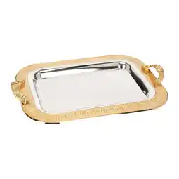 Netto Marken-Discount 2-Teilig Metallbrett Servierttablett Motiv 1 Silber Angebot