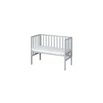 Netto Marken-Discount Beistellbett 2in1 'safe asleep ' mit Barriere & Matratze - für alle Elternbetthöhen - Holz taupe Angebot
