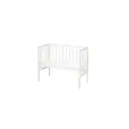 Netto Marken-Discount Beistellbett 2in1 'safe asleep ' mit Barriere & Matratze - für alle Elternbetthöhen - Holz weiß Angebot