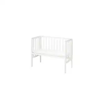 Netto Marken-Discount Beistellbett 2in1 'safe asleep ' mit Barriere & Matratze - für alle Elternbetthöhen - Holz weiß Angebot