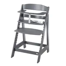 Netto Marken-Discount Treppenhochstuhl 'Sit Up Flex', mitwachsend bis zum Jugendstuhl, Holz anthrazit Angebot