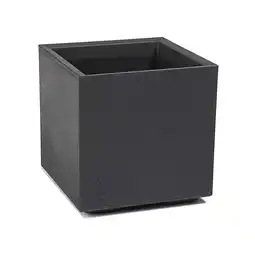 Netto Marken-Discount Pflanzkübel Beton 40 Caro Rollen 100% recycled anthrazit Angebot