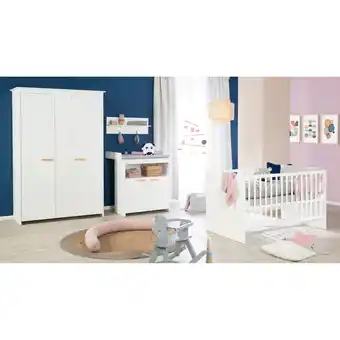 Netto Marken-Discount Zimmerset 'Anton' inkl. Kinderbett 70x140, Wickelkommode 2-türig, Kleiderschrank 2,5-türig Angebot