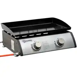 Netto Marken-Discount Outsunny Gasgrill Rostfreier Stahl, Emailliertes Eisen Angebot
