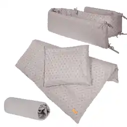 Netto Marken-Discount Organic Geschenkset 'Lil Planet' silbergrau, Bio-Bettwäsche, Bettlaken & Nestchen Angebot