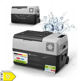 Netto Marken-Discount Juskys Kompressor Kühlbox Yukon 30 Liter für Auto, Lkw, Camping - 12/24/230 V Kompressorkühlbox Angebot