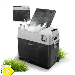 Netto Marken-Discount Juskys Kompressor Kühlbox Yukon 50 Liter für Auto, Lkw, Camping - 12/24/230 V Kompressorkühlbox Angebot