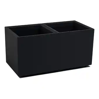 Netto Marken-Discount Pflanzkübel Beton 80 Caro Rollen 100% recycled schwarz Angebot