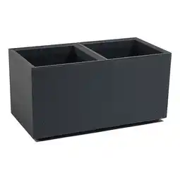 Netto Marken-Discount Pflanzkübel Beton 80 Caro Rollen 100% recycled anthrazit Angebot