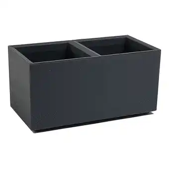 Netto Marken-Discount Pflanzkübel Beton 80 Caro Rollen 100% recycled anthrazit Angebot