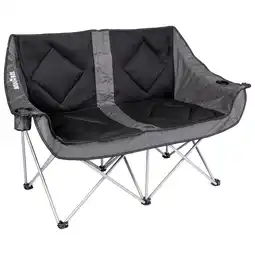 Netto Marken-Discount BRUNNER Camping Sofa Action 3D Doppel Lounge 2 Personen Klapp Stuhl Couch 200 kg Angebot