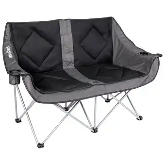 Netto Marken-Discount BRUNNER Camping Sofa Action 3D Doppel Lounge 2 Personen Klapp Stuhl Couch 200 kg Angebot