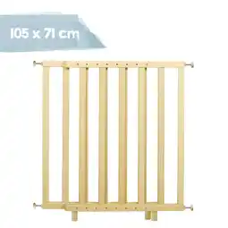 Netto Marken-Discount Türschutzgitter zum Klemmen, natur, Breite ca. 62 - 106 cm Angebot