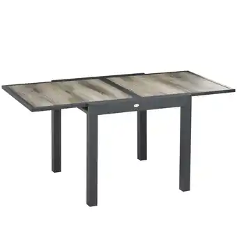 Netto Marken-Discount Outsunny Gartentisch Aluminium, Kunststoff Angebot