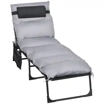 Netto Marken-Discount Outsunny Feldbett Stahl, Polyester Angebot