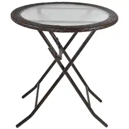 Netto Marken-Discount Outsunny Gartentisch Stahl, Hartglas, PE Angebot
