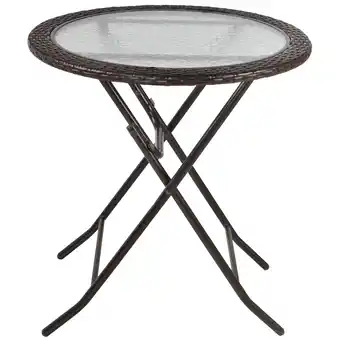 Netto Marken-Discount Outsunny Gartentisch Stahl, Hartglas, PE Angebot